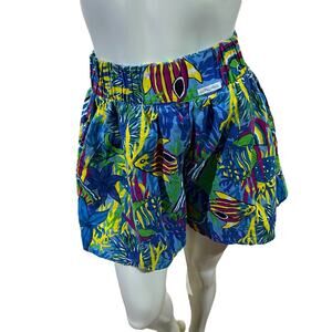 Vintage 1980s Cristina’s Tropical Fish High-Waist Shorts medium